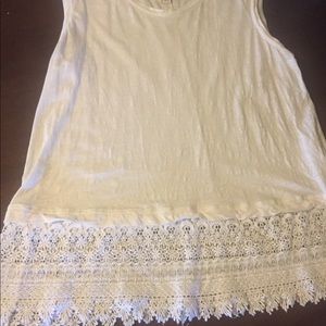 Lace Trim Tank